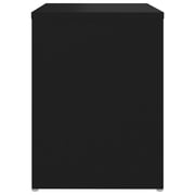 Vidaxl Bed Cabinet Black 40x30x40 Cm Chipboard Vidaxl Bed Cabinet Black 40x30x40 Cm Chipboard