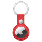 حلقة مفاتيح لجهاز أبل آيرتاج من الجلد - (منتج) باللون الأحمر