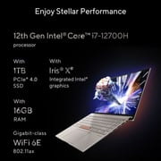 Asus Zenbook 14X OLED Space Edition UX5401ZAS-OLED007W Laptop - Core i7 2.3GHz 16GB 1TB Shared Win11 14inch 2.8K Zero-G Titanium English/Arabic Keyboard Asus Zenbook 14X OLED Space Edition UX5401ZAS-OLED007W Laptop - Core i7 2.3GHz 16GB 1TB Shared Win11 14inch 2.8K Zero-G Titanium English/Arabic Keyboard