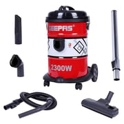 Geepas 2300W 2-in-1 Dry Vacuum Cleaner, Powerful Copper Motor, 21L Capacity, Dustproof GVC2592 Red/ Black