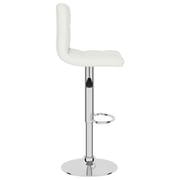 Vidaxl Bar Stool White Faux Leather Vidaxl Bar Stool White Faux Leather