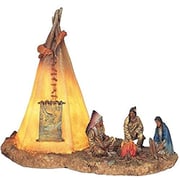 Stealstreet Ss-G-11390 Native Americans With Lighting Tipi Collectible Indian Decoration Statue Stealstreet Ss-G-11390 Native Americans With Lighting Tipi Collectible Indian Decoration Statue