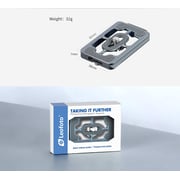 Leofoto Np-65t (blue) Titanium Np Series Qr Thickness Plate With Wide D Stainless Steel Screw/arca-swiss Dovetail