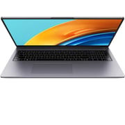 Huawei Matebook D16 RLEF-X Laptop - Core i5 2GHz 8GB 512GB Shared Win11Home 16inch WUXGA Mystic Silver English/Arabic Keyboard