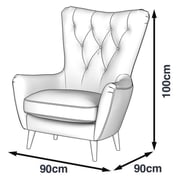 Galaxy Design Louvre Single Seat Sofa Blue Galaxy Design Louvre Single Seat Sofa Blue