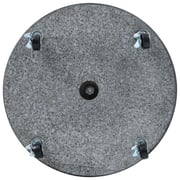 Vidaxl Parasol Base Granite 30 Kg Round Black Vidaxl Parasol Base Granite 30 Kg Round Black