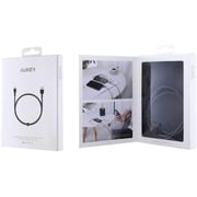Aukey Lightning Sync and Charging Cable 1.2m Black Aukey Lightning Sync and Charging Cable 1.2m Black