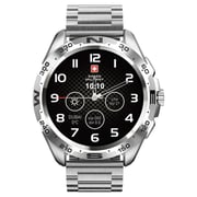 Swiss Military WCHDOM1MSIL Dom Smart Watch Silver + VICTOR1 Wireless Earbuds Swiss Military WCHDOM1MSIL Dom Smart Watch Silver + VICTOR1 Wireless Earbuds