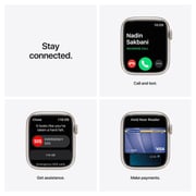 Apple Watch Nike Series 7 GPS, 41mm Starlight Aluminium Case with Pure Platinum/Black Nike Sport Band Apple Watch Nike Series 7 GPS, 41mm Starlight Aluminium Case with Pure Platinum/Black Nike Sport Band