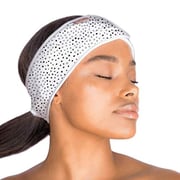 Kitsch Spa Headbands For Women- Makeup Headband, Washing Face And Facial Headband With Ponytail - Mini Dot