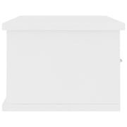 Vidaxl Wall-mounted Drawer Shelf White 60x26x18.5 Cm Chipboard Vidaxl Wall-mounted Drawer Shelf White 60x26x18.5 Cm Chipboard
