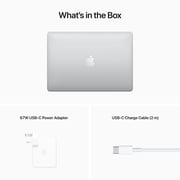 Apple MacBook Pro 13.3-inch (2022) - M2 Chip 8GB 256GB 10-core GPU Silver English Keyboard