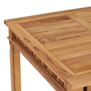 Vidaxl Garden Dining Table 80x80x80 Cm Solid Teak Wood Vidaxl Garden Dining Table 80x80x80 Cm Solid Teak Wood