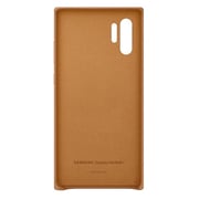 Samsung Note 10 Plus Leather Cover - Brown