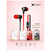 Xplore XPEP611 EarPhone with Silicone Earhook Black