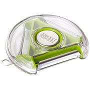 Joseph Joseph Rotary Vegetable Peeler With 3 Blades, Green Joseph Joseph Rotary Vegetable Peeler With 3 Blades, Green