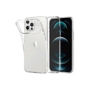 Detrend Liquid Crystal Protective Case Cover For Iphone 12 Pro Max Crystal Clear