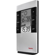 Hama TH-200 Thermometer/Hygrometer Silver/Black 186379 Hama TH-200 Thermometer/Hygrometer Silver/Black 186379