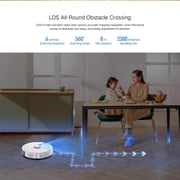 Lydsto R1 Smart Robot Vacuum Cleaner With Automatic Self Empty & Self Charging Vacuum Cleaner & Mop 2700Pa Strong Suction 6 Disposable Dust Bag - White Lydsto R1 Smart Robot Vacuum Cleaner With Automatic Self Empty & Self Charging Vacuum Cleaner & Mop 2700Pa Strong Suction 6 Disposable Dust Bag - White