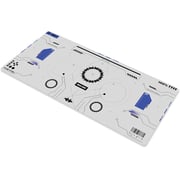 HUEPAD Halo Series Premium Hydra Glide Fabric Gaming Mousepad 90x40cm XL Desk Pad with Carry Case Tube Press Start
