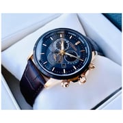 Citizen Eco-Drive Brown Leather Men Watch BL8156-12E