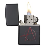 Zippo 20842 218 Anarchy Black Matte Windproof Lighter Zippo 20842 218 Anarchy Black Matte Windproof Lighter