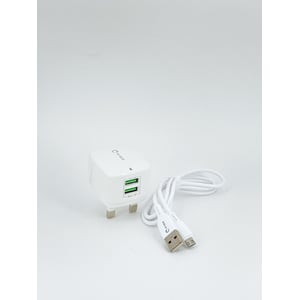 E-race 3.4a 2port Type-c Usb Travel Charger