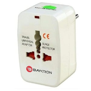 Baykron Universal Travel Adapter White