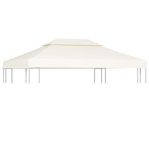 

Vidaxl Gazebo Cover Canopy Replacement 310 G / M Cream White 3 X 4 M
