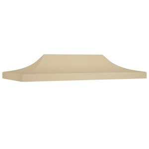 

vidaXL Party Tent Roof 6x3 m Beige 270 g/m2