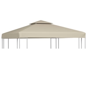 

Vidaxl Gazebo Cover Canopy Replacement 310 G / M Beige 3 X 3 M