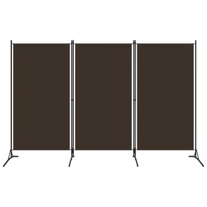 

Vidaxl 3-panel Room Divider Brown 260x180 Cm