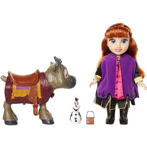 Jakks 207164 Disney Frozen 2 Anna Doll And Sven Travel Doll Toy