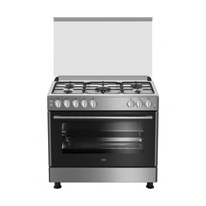 Beko Free Standing Gas Cooker GG15120FX