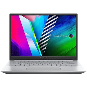 Asus Vivobook Pro 14 K3400PH Laptop - Core i5 3.1GHz 8GB 512GB 4GB Win11Home 14inch OLED Silver English/Arabic Keyboard