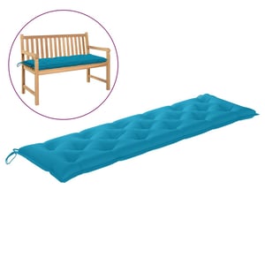 

Vidaxl Garden Bench Cushion Light Blue 180x50x7 Cm Fabric