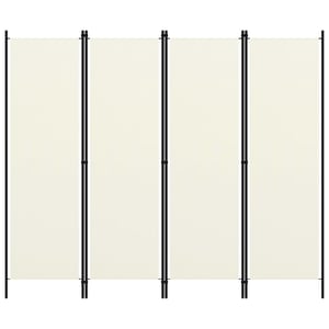 

Vidaxl 4-panel Room Divider Cream White 200x180 Cm