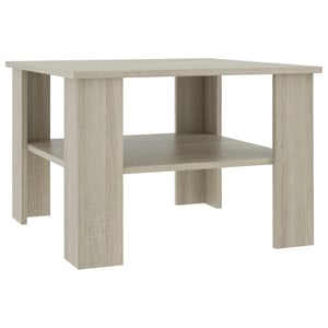 

vidaXL Coffee Table Sonoma Oak 60x60x42 cm Engineered Wood