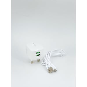 E-race 3.4a 2port Micro Usb Travel Charger