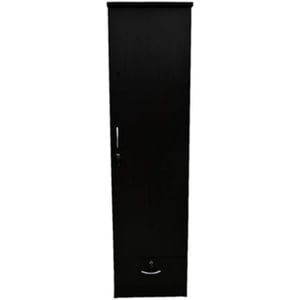 

Galaxy Design Single Door Wooden Cupboard Black Color Size L x W x H 50 x 50 x 190 cm.