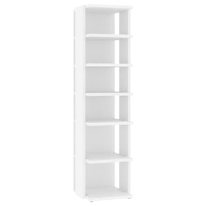 

Vidaxl Shoe Cabinet White 25x27x102 Cm Engineered Wood