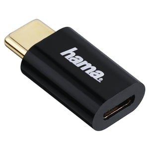 Hama Type C To Micro USB Adapter Black