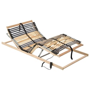 

Vidaxl Electrical Slatted Bed Base With 42 Slats 7 Zones 90x200 Cm