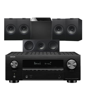 Denon Avc-x3700h Av Amplifier Kef Q150 Av 5.1 Speaker Pack Black