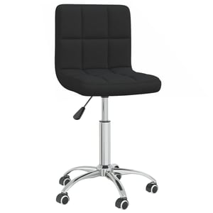 

Vidaxl Swivel Office Chair Black Fabric