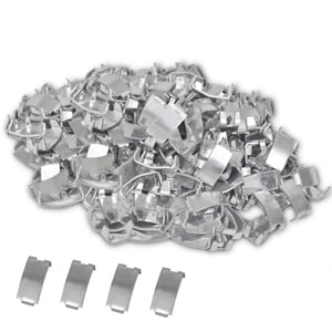 

Vidaxl 500 Dovetail Clips For Nato Razor Wire Galvanised Steel
