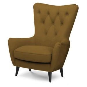 Galaxy Design Louvre Single Seat Sofa Brown
