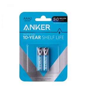 Anker Alkaline AAA Batteries Pack of 2pcs Blue