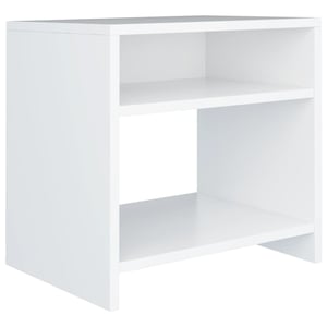 

vidaXL Bedside Cabinet White 40x30x40 cm Engineered Wood