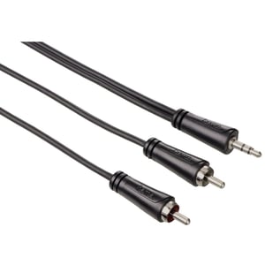 Hama Stereo 3.5mm Jack Plug-2RCA Plug Audio Cable 3m Black